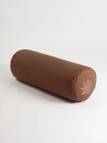Yoga Studio Organic Cotton Buckwheat Lotus Meditation Bolster Cushion
